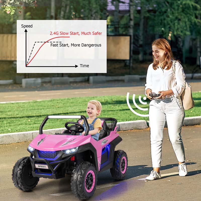 Eletriclife 12V 2-Seater Kids Ride On UTV RC Electric Vehicle Suspension
