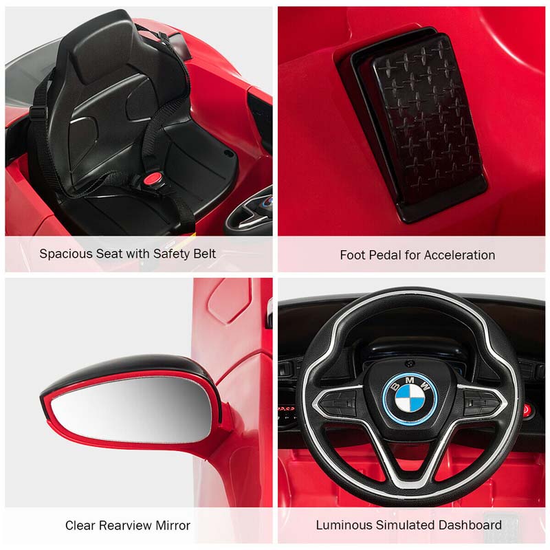 Eletriclife 12V BMW Licensed Kids Ride-On Car with Remote Control