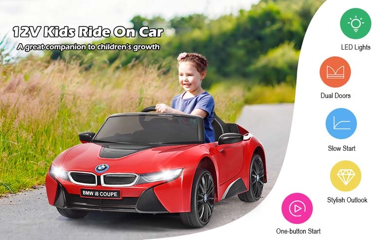 Eletriclife 12V BMW Licensed Kids Ride-On Car with Remote Control