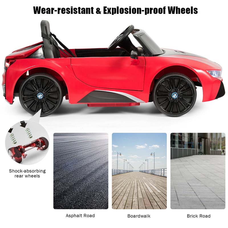 Eletriclife 12V BMW Licensed Kids Ride-On Car with Remote Control