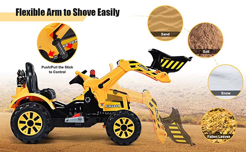 Eletriclife 12V Battery Powered Kids Ride-on Dumper Truck