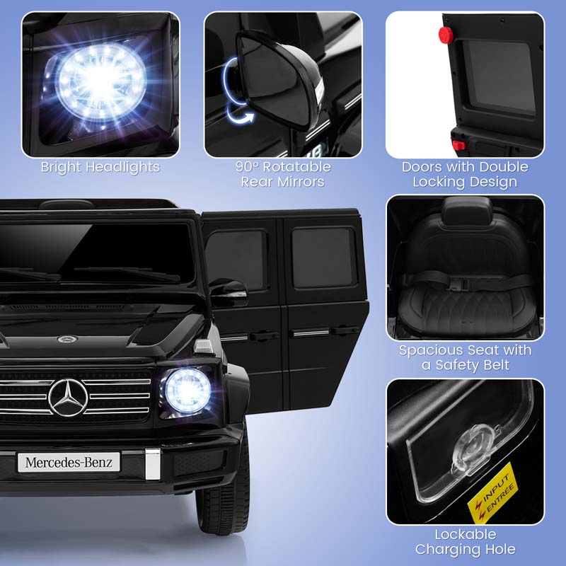 Eletriclife 12V Battery Powered Licensed Mercedes-Benz G500 Kids Ride-on Car