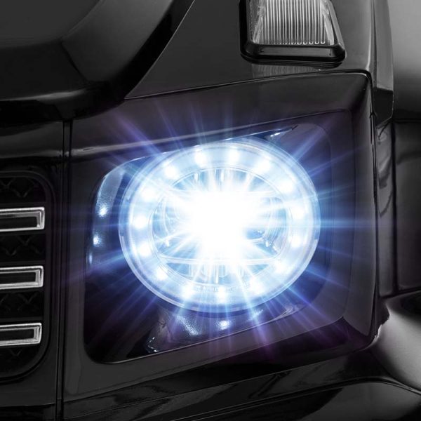 Licensed Mercedes Benz G500 Kids Ride On Car Truck with Rocking Mode, 12V Battery Powered 4WD G Wagon Electric Toy Vehicle