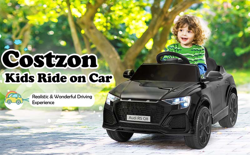 Eletriclife 12 V Licensed Audi Q8 Kids Ride On Car with Remote Control