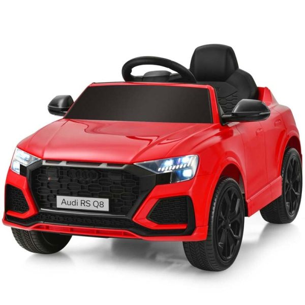 12V Licensed Audi Q8 Kids Ride On Car, Battery Powered 4 Wheeler Riding Toy Car with Remote Control
