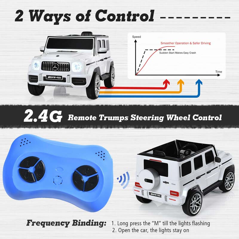 Eletriclife 12V Mercedes-Benz G63 Licensed Kids Ride On Car