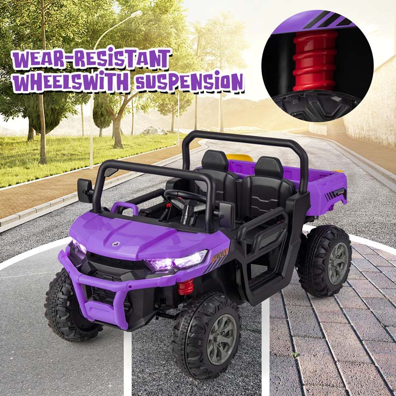 Eletriclife 2-Seater 12V Kids Ride On Truck Car with Remote Control