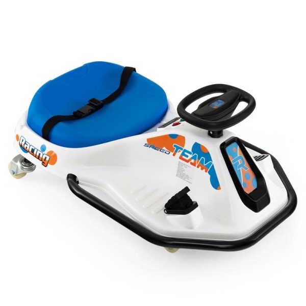 24V Kids Ride On Drift Car with 360?? Spin, 3 Flags Included, Electric Drifting Go Kart for Kids,  Racing Car for Toddlers Aged 3+