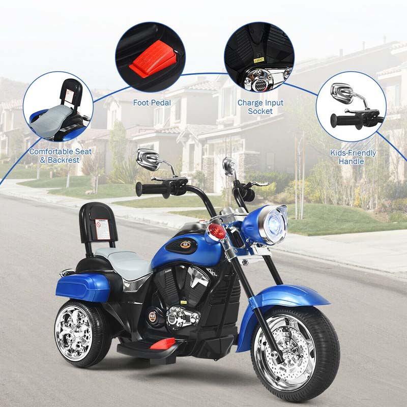 Eletriclife 6V 3 Wheel Kids Motorcycle