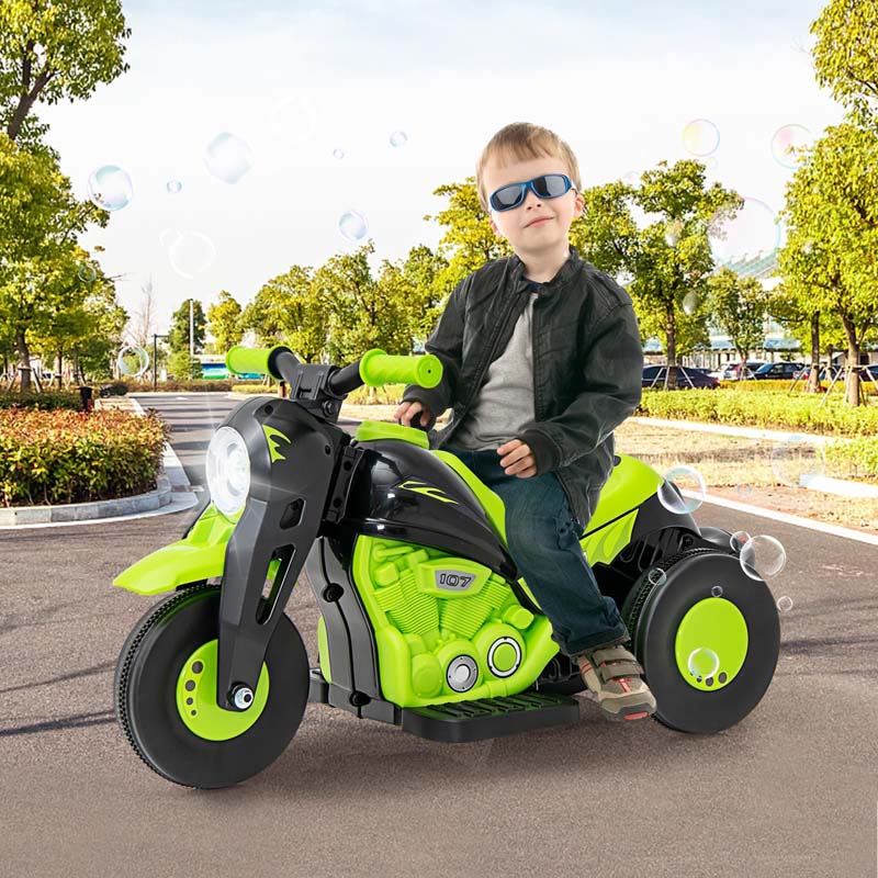 Eletriclife 6V Electric Ride On Motorcycle with Automatic Bubble Function