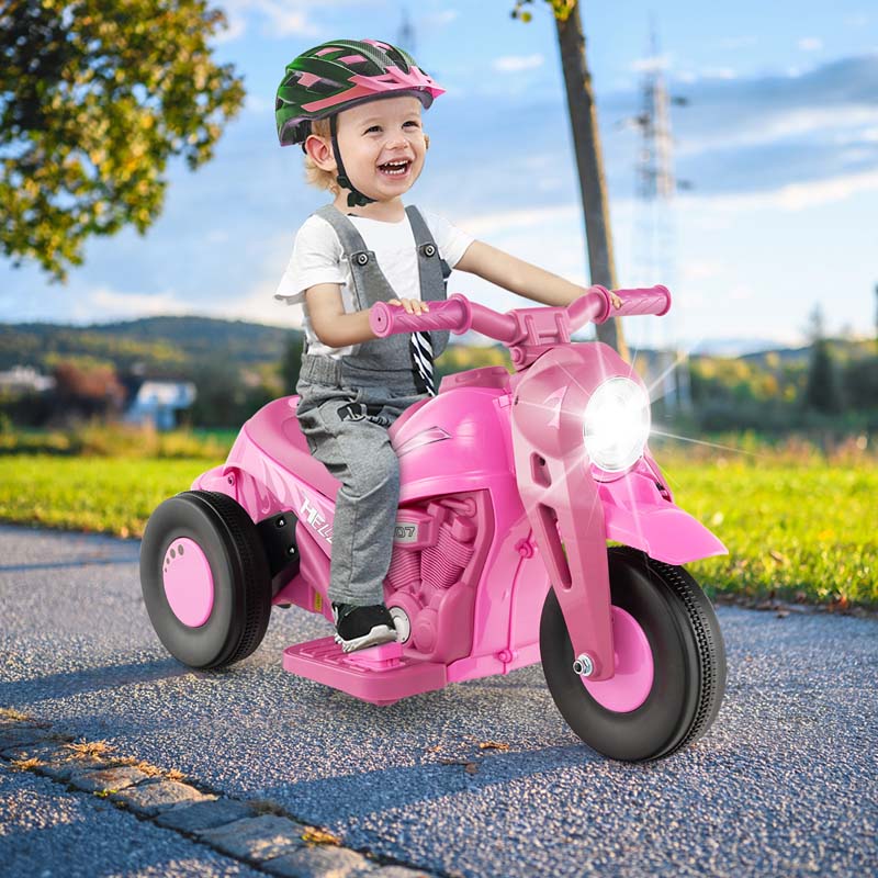 Eletriclife 6V Kids Electric Ride on Motorcycle with Bubble Maker and Music