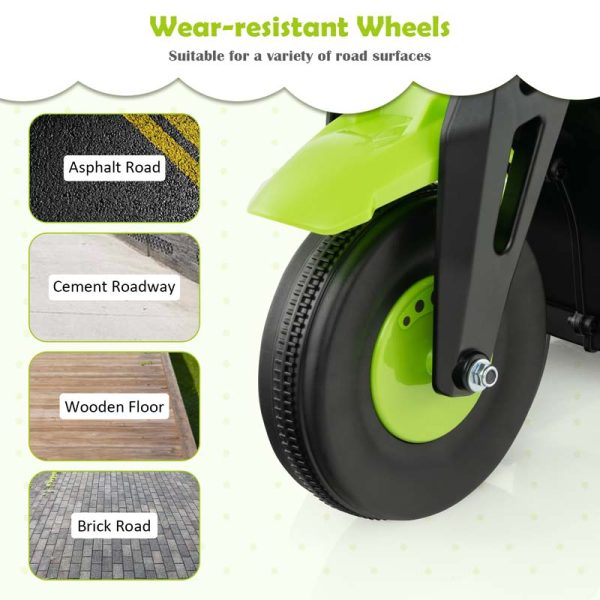 Kids Ride On Motorcycle with Bubble Maker, LED Light, Music, 6V Battery Powered 3-Wheel Electric Motorcycle for Toddler Gift