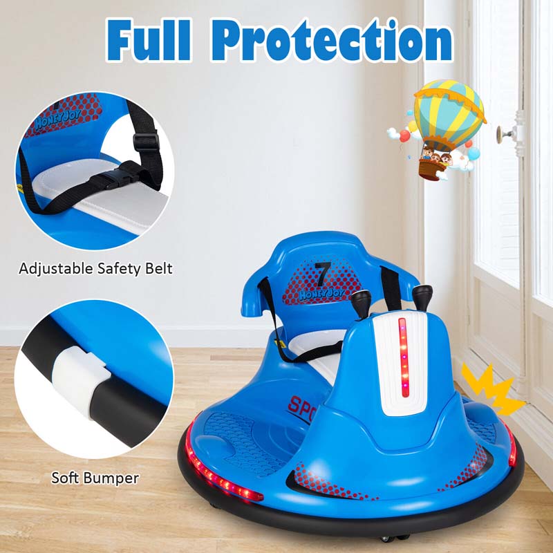 Eletriclife 6V Kids Ride On Bumper Car with 360?? Spin