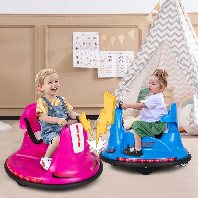 Eletriclife 6V Kids Ride On Bumper Car with 360?? Spin