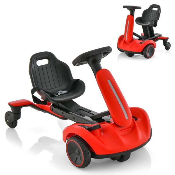 Kids Ride On Drift Car with 360?? Spin & 2 Adjustable Heights , 6V Battery Powered Electric Vehicle Toddler Ride On Car Toy Gift