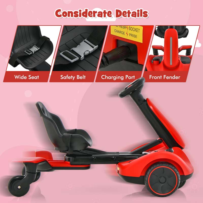 Eletriclife 6V Kids Ride on Drift Car with 360?? Spin and 2 Adjustable Heights