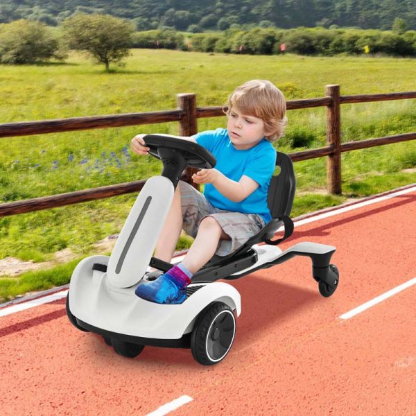 Kids Ride On Drift Car with 360?? Spin & 2 Adjustable Heights , 6V Battery Powered Electric Vehicle Toddler Ride On Car Toy Gift