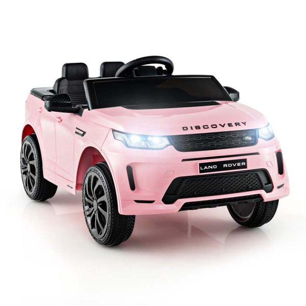 12V Licensed Land Rover Discovery Kids Ride On Car, Electric Vehicle Toy Car w/Remote Control, Lockable Doors, Slow Start System, LED Lights