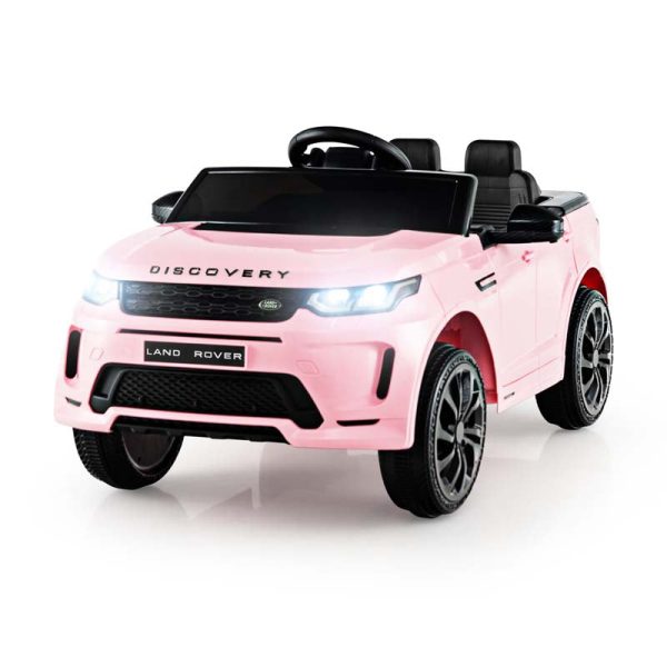 12V Licensed Land Rover Discovery Kids Ride On Car, Electric Vehicle Toy Car w/Remote Control, Lockable Doors, Slow Start System, LED Lights