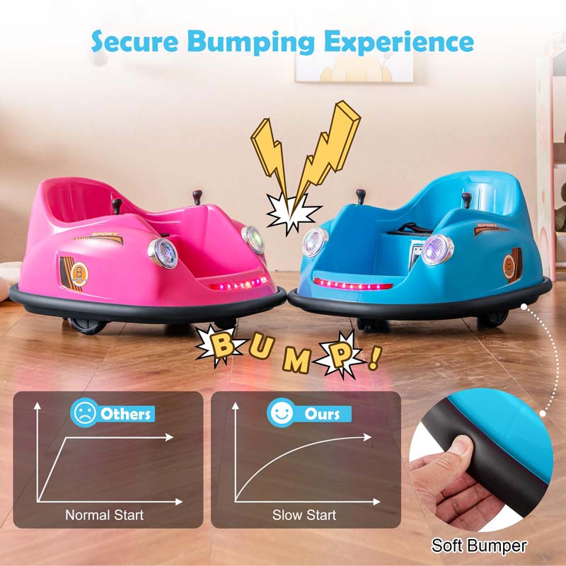 Eletriclife 12V Electric Kids Ride on Bumper Car Battery Powered Bumping Car