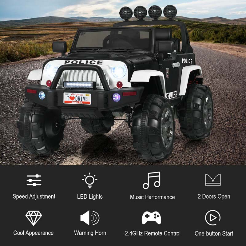Eletriclife 12V Kids Spring Suspension Ride On Truck