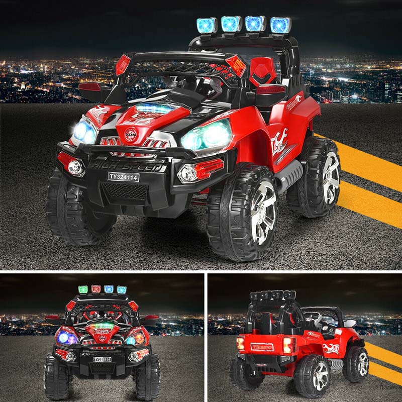 Eletriclife 12 V Kids Ride On SUV Car with Remote Control LED Lights