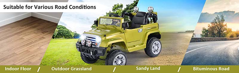 Eletriclife 12 V Kids Ride on Truck with MP3 and LED Lights