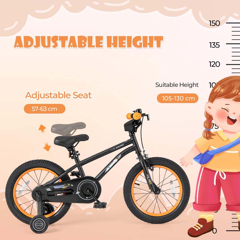 Eletriclife 16-Inch Kids Bike Sport Bicycle with Adjustable Seat and Reflectors