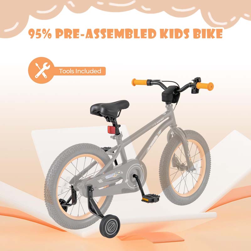 Eletriclife 16-Inch Kids Bike Sport Bicycle with Adjustable Seat and Reflectors