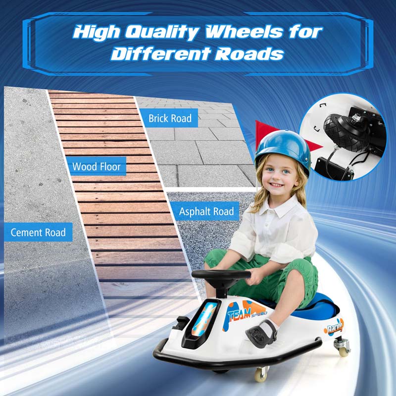 Eletriclife 24V Electric Drifting Go Kart for Kids