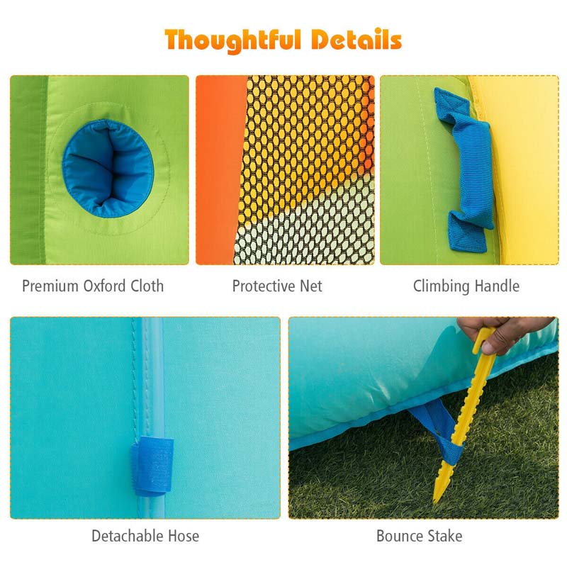 Eletriclife Inflatable Water Slide Kids Bounce House with Blower