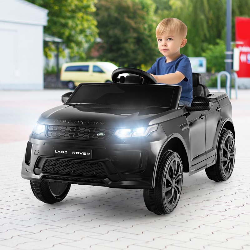 Eletriclife Licensed Land Rover 12V Kids Ride On Car with Lockable Doors and LED Lights