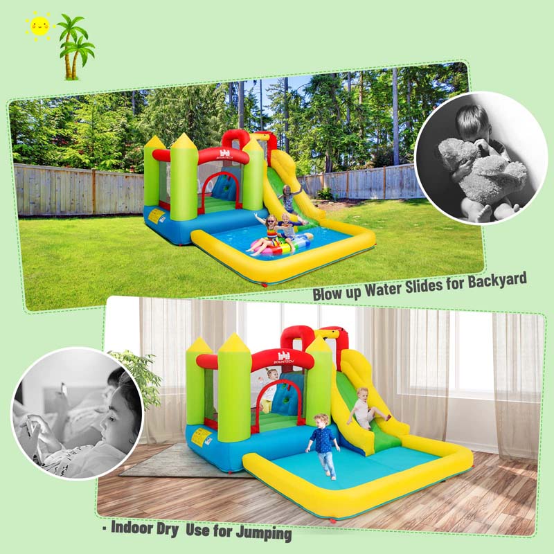 Eletriclife Outdoor Inflatable Bounce House with 480 W Blower