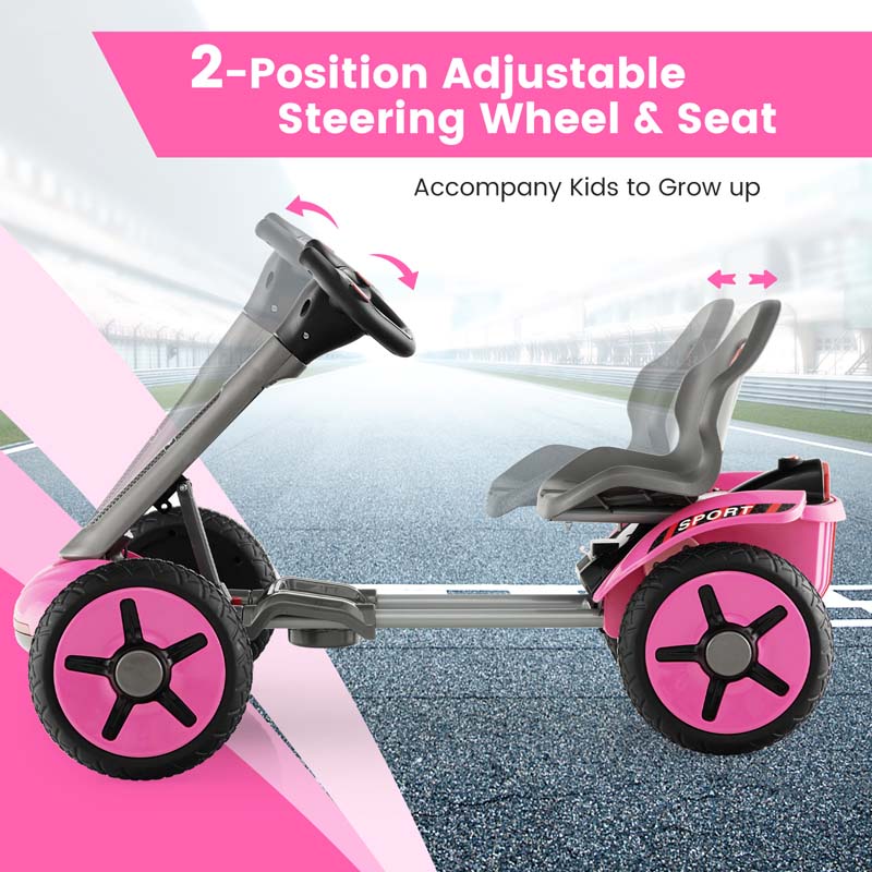 Eletriclife 4-Wheel Folding Pedal Go Kart