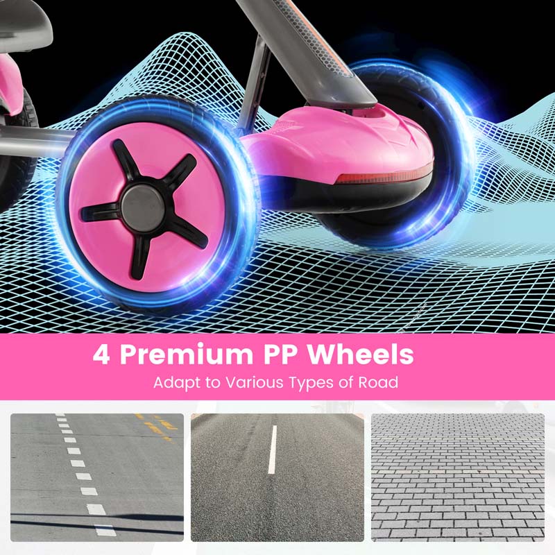 Eletriclife 4-Wheel Folding Pedal Go Kart