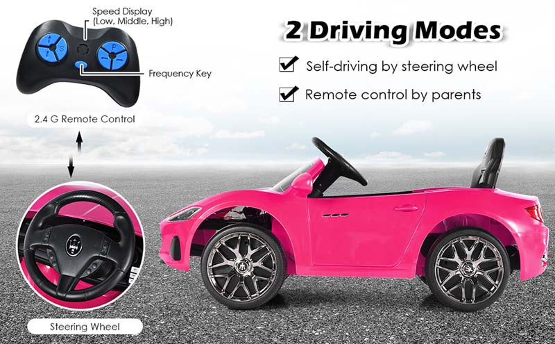 Eletriclife 12V Kids Ride-On Car with Remote Control and Lights